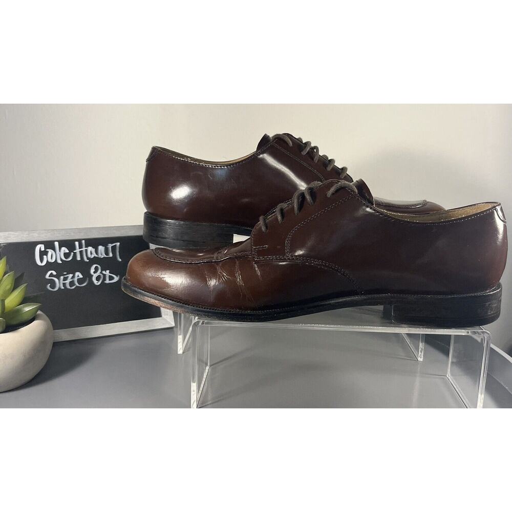 Men's Cole Haan Brown leather Split Toe Oxford Dress/Business Shoes Size 8D
